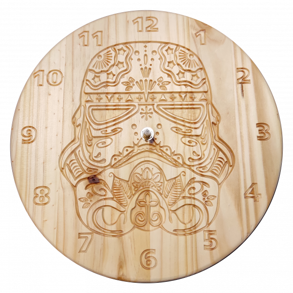 Stormtrooper - Horloge Murale en Bois de Pin – Image 3